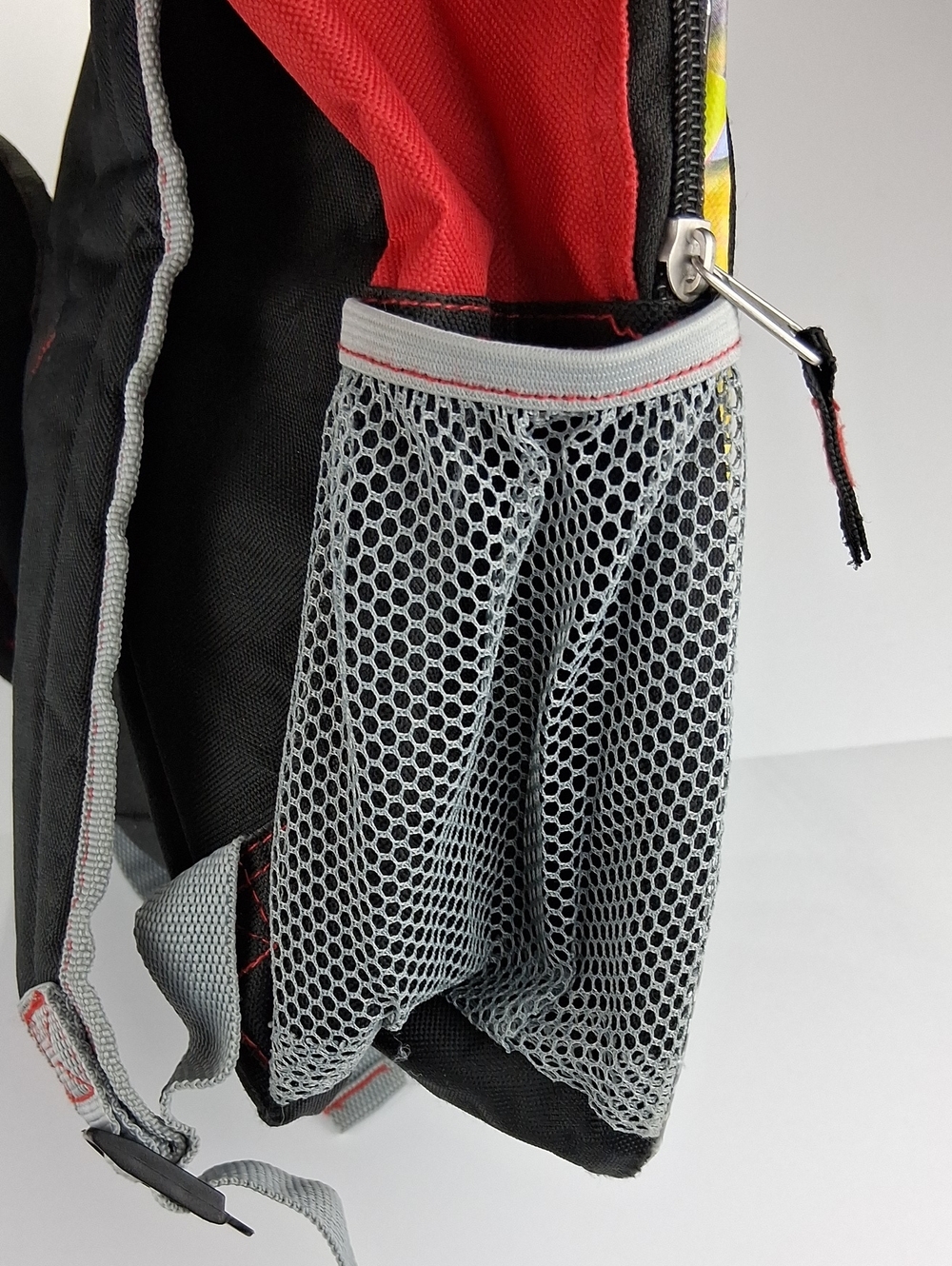 Boys Transformers Backpack Bumblebee Red Black Gray Elementary 2 Compartments - Picture 7 of 16